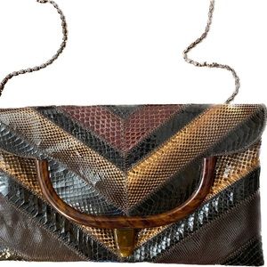 Crocodile Chain Purse